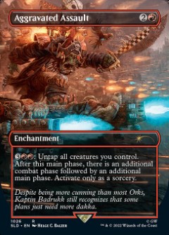🔥 Aggravated Assault Secret Lair Drop - Warhammer 40k Art
